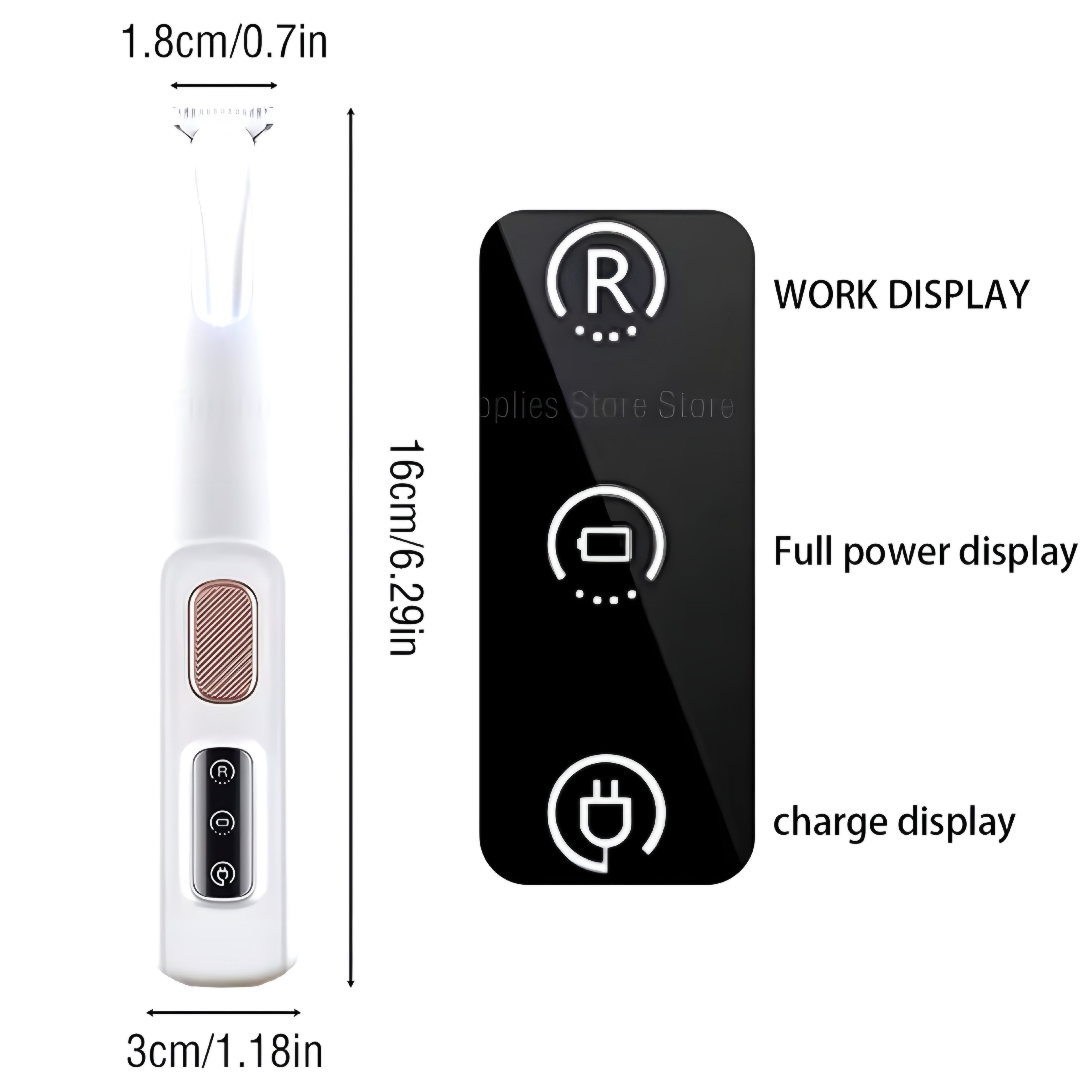 USB Pfotenschneider mit LED-Licht