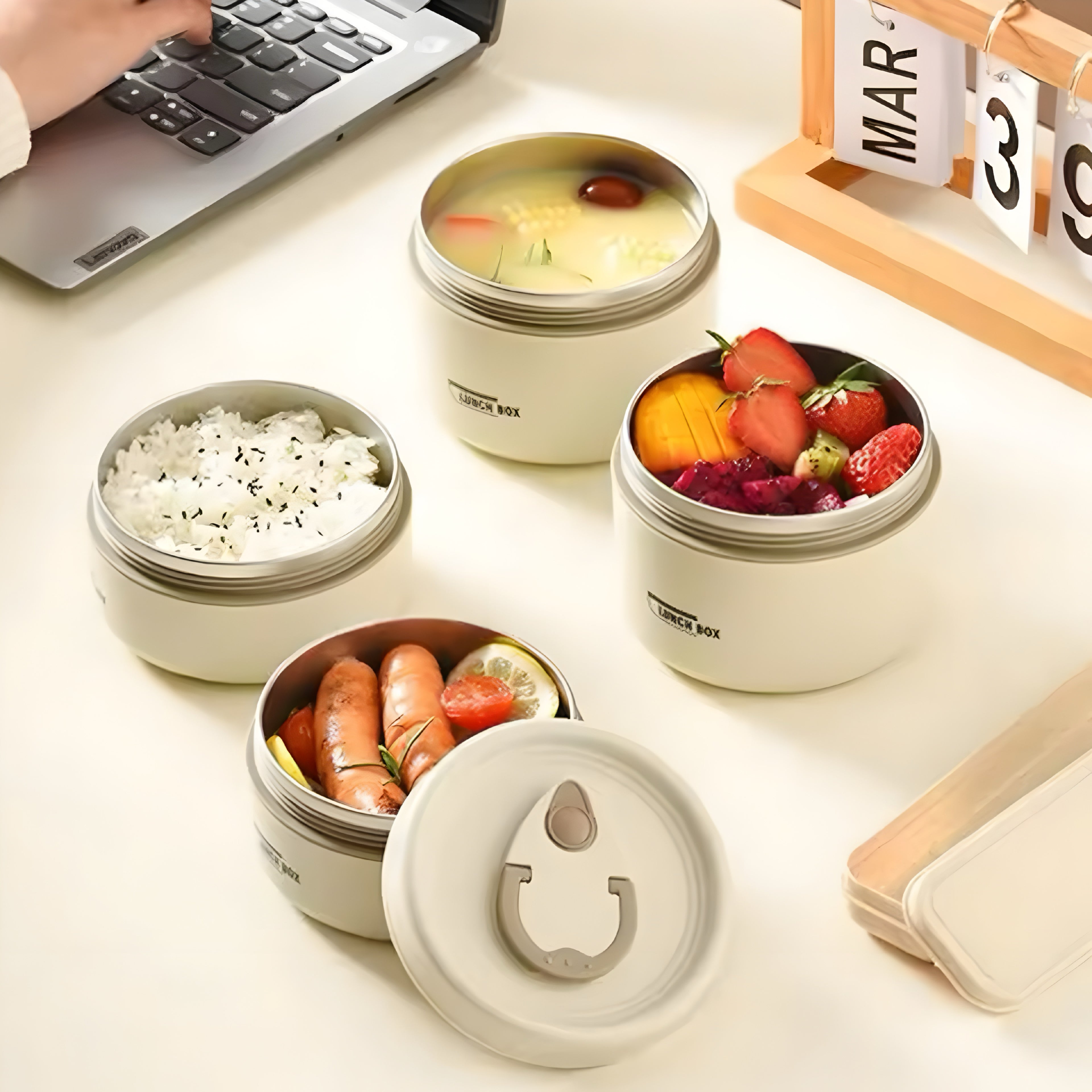 ThermoStack – Isolierte Lunchbox mit 3 Etagen