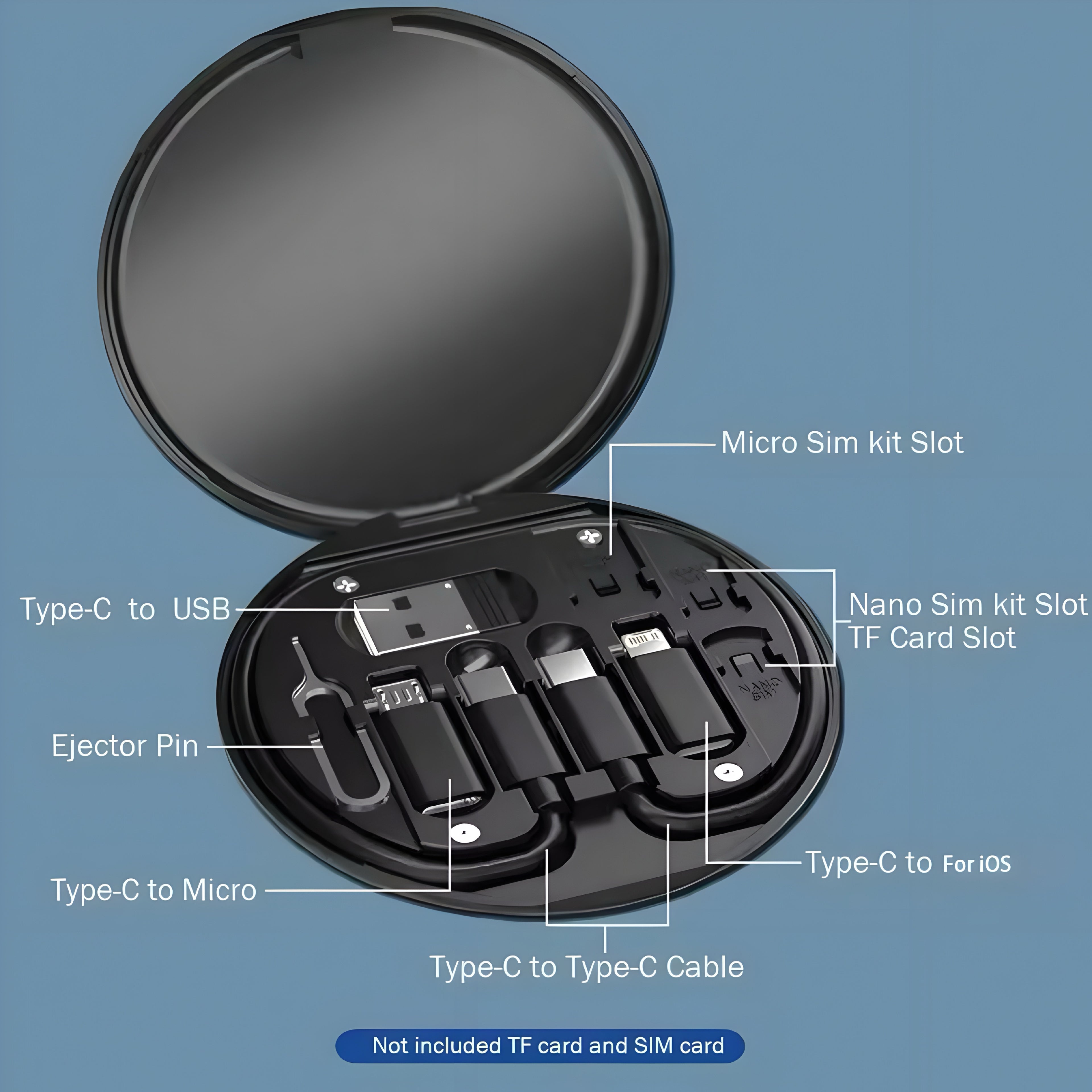 PD 60W Multifunktionales Ladekabel-Set