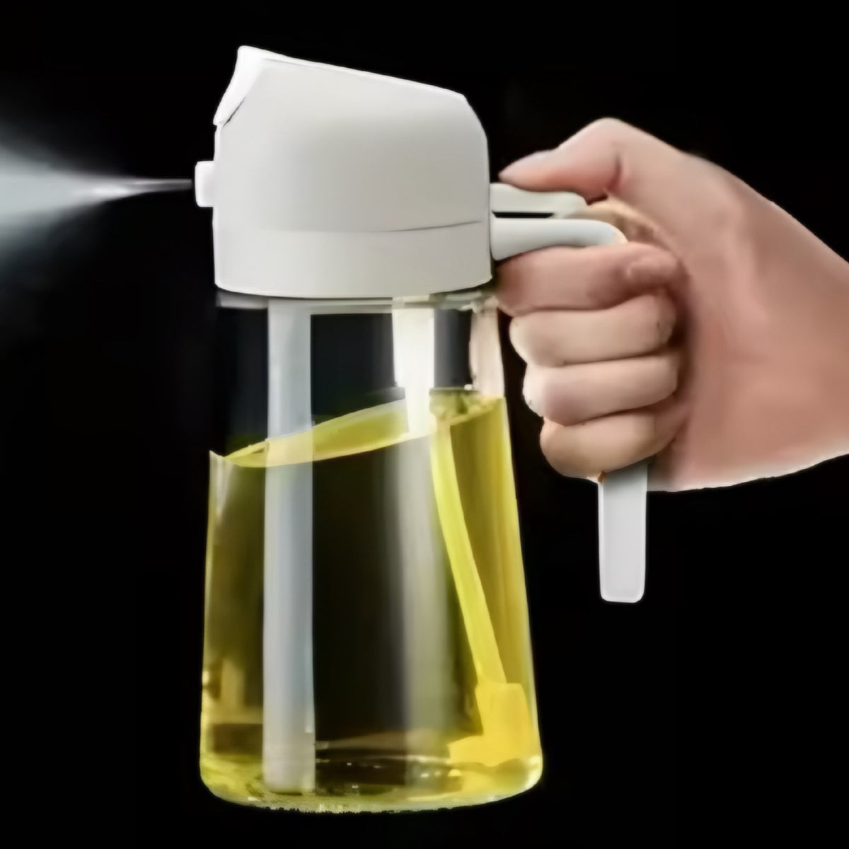 2-in-1 Ölflasche – Sprühen & Gießen in einem