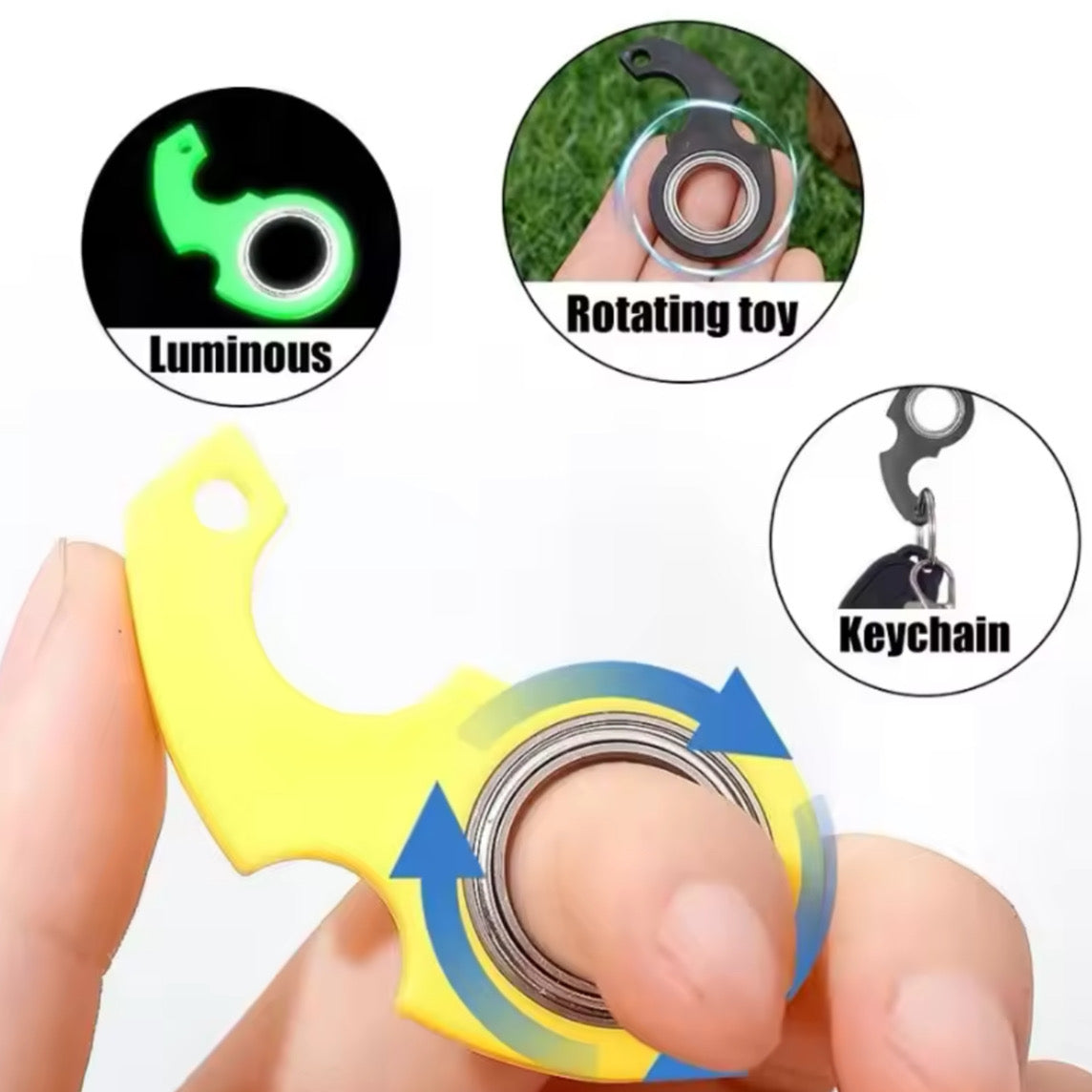 Fidget Spinner Schlüsselanhänger