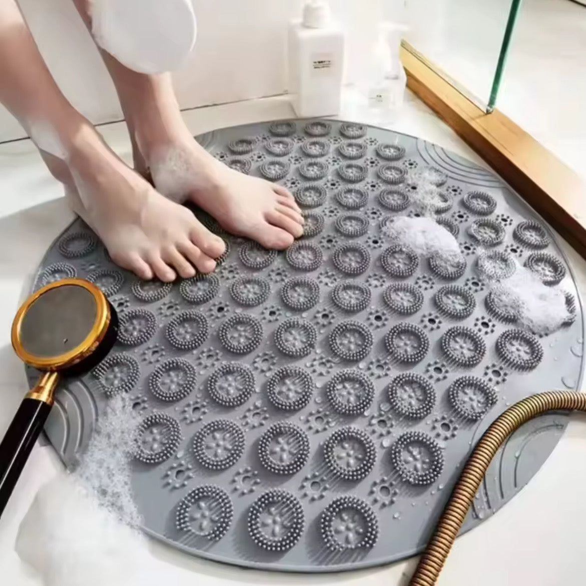 Anti-Rutsch Duschmatte mit Massageeffekt